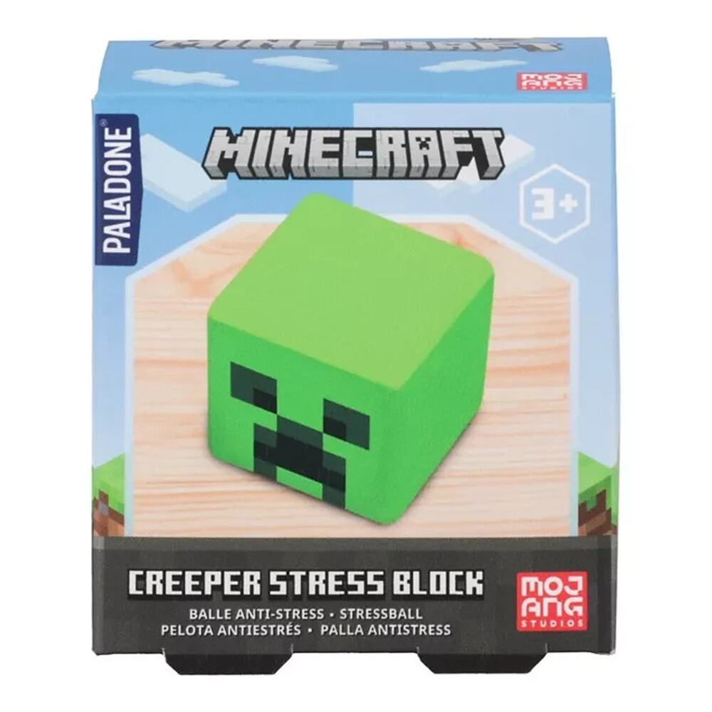 🔥PALADONE Minecraft Stress Block Squishy Sensory Fidget Toy GREEN BNWT🔥